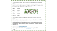 2023 TRYOUT SCHEDULE